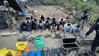 La Libertad: Detienen a 14 personas e incautan arsenal de guerra en Pataz
