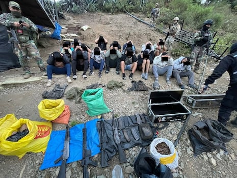 La Libertad: Detienen a 14 personas e incautan arsenal de guerra en Pataz
