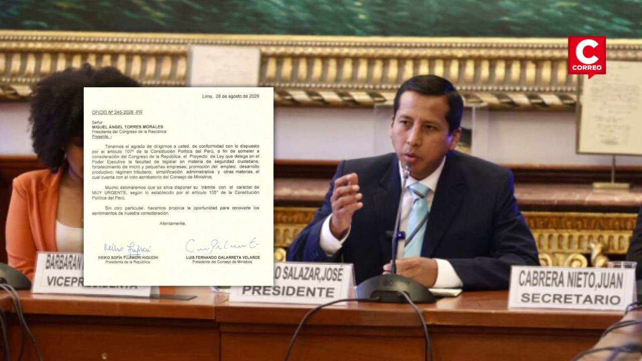 Facultades legislativas: Comisión de Economía posterga votación de informe que recomienda no otorgarlas. Composición: Diario Correo.