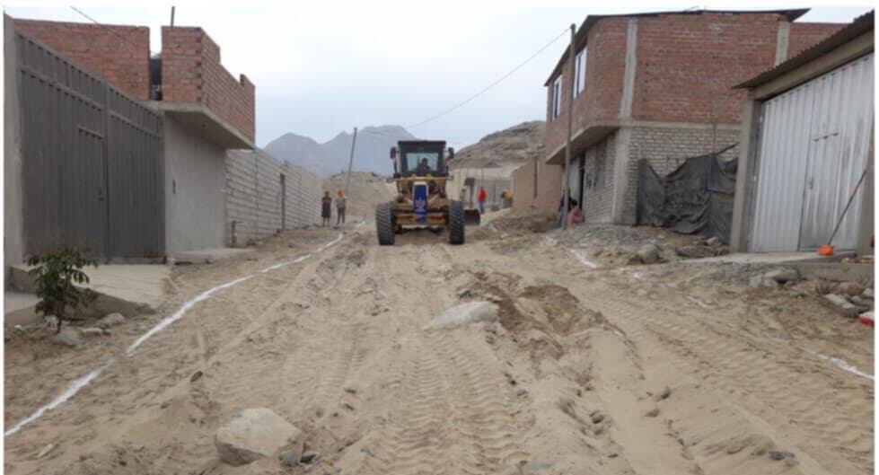 De acuerdo a lo explicado por el alcalde Juan Carranza, estos trabajos integrales consisten en nivelación y afirmado.