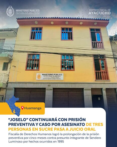 “Joselo” continuará con prisión preventiva y caso por asesinato de tres personas en Sucre pasa a juicio oral