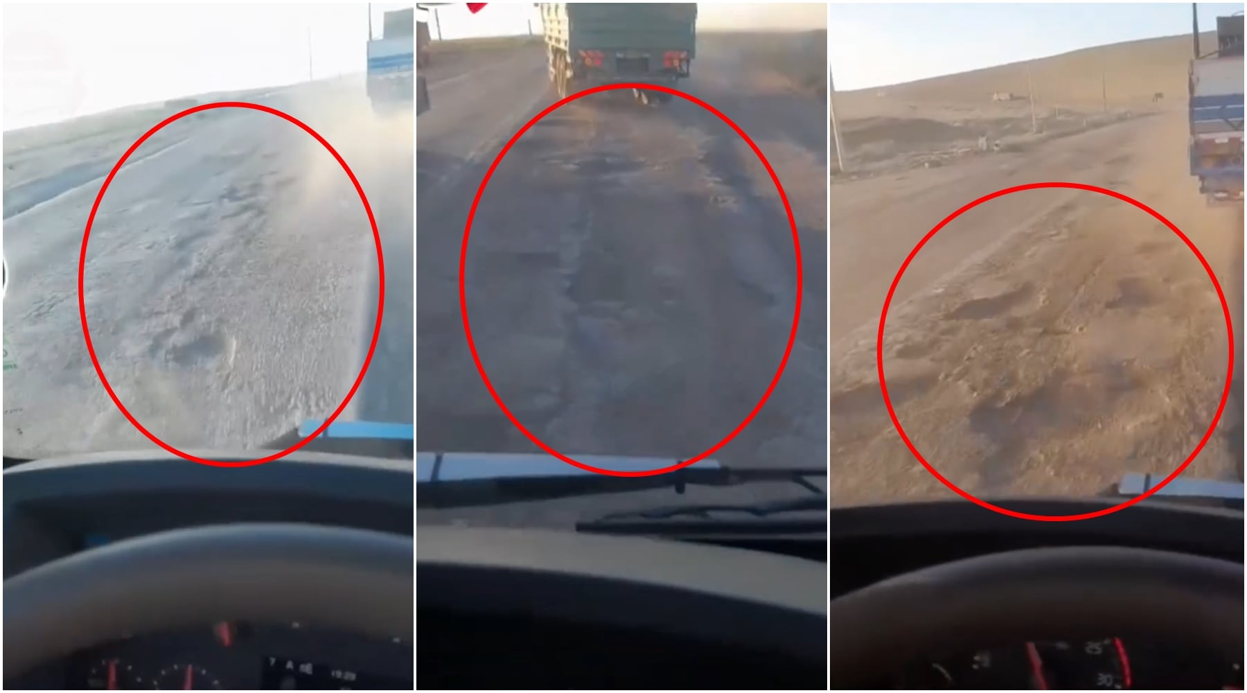 Transportistas reclaman por el mal estado de la Panamericana Sur entre Nasca y Arequipa