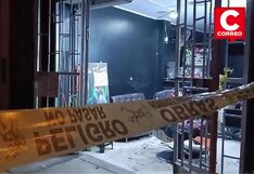 Ate: sujetos en moto disparan contra barbería y hieren a un trabajador