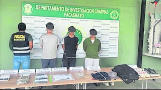 La Libertad: Detienen a tres hombres acusados de homicidio