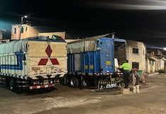 Tacna: Incautan camiones y alimentos de contrabando valorizados en 335,000 soles