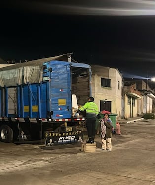Los camiones fueron intervenidos al igual que sus conductores. (Foto: Difusión)