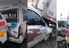 Independencia: Choque múltiple deja casi 20 heridos