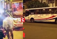 SMP: sicarios en motocicleta balean unidad de empresa Huáscar con pasajeros a bordo