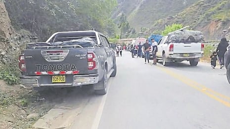 La Libertad: Paro en la sierra pone en riesgo material electoral