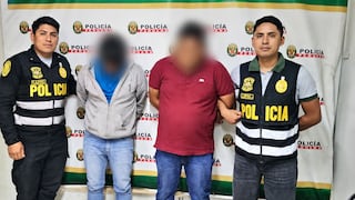 Huánuco: capturan a dos presuntos integrantes de banda dedicada al robo de vehículos