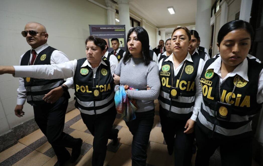 Betssy Chávez se encuentra recluida cumpliendo prisión preventiva. (Foto: Fiscalía)