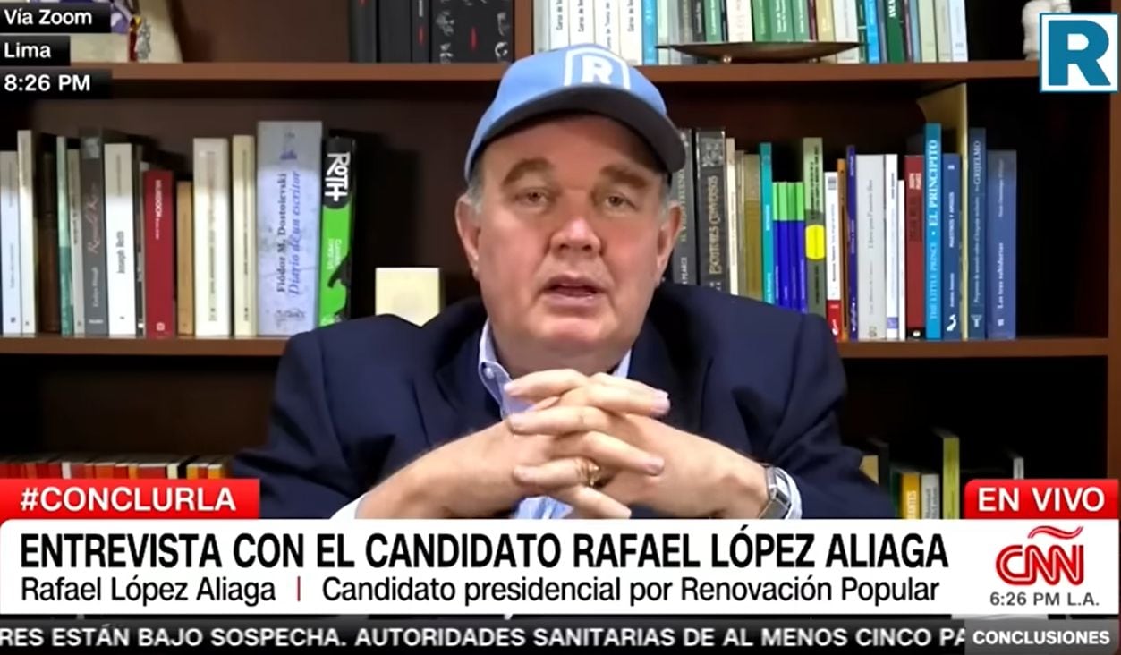 El candidato de Renovación Popular, Rafael López Aliaga, denunció una serie de irregularidad en el proceso electoral. (Facebook: Rafael López Aliaga)