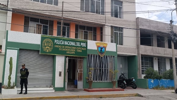 Policías de Anticorrupción intervienen sede policial del Grupo Terna en Arequipa (Foto: GEC)
