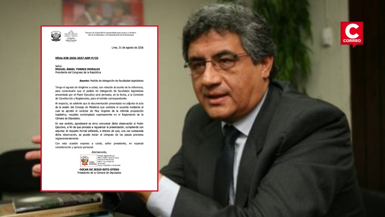 Juan Sheput sobre facultades legislativas: Ejecutivo mantendrá su agenda ante eventual rechazo del Congreso. Composición: Diario Correo.