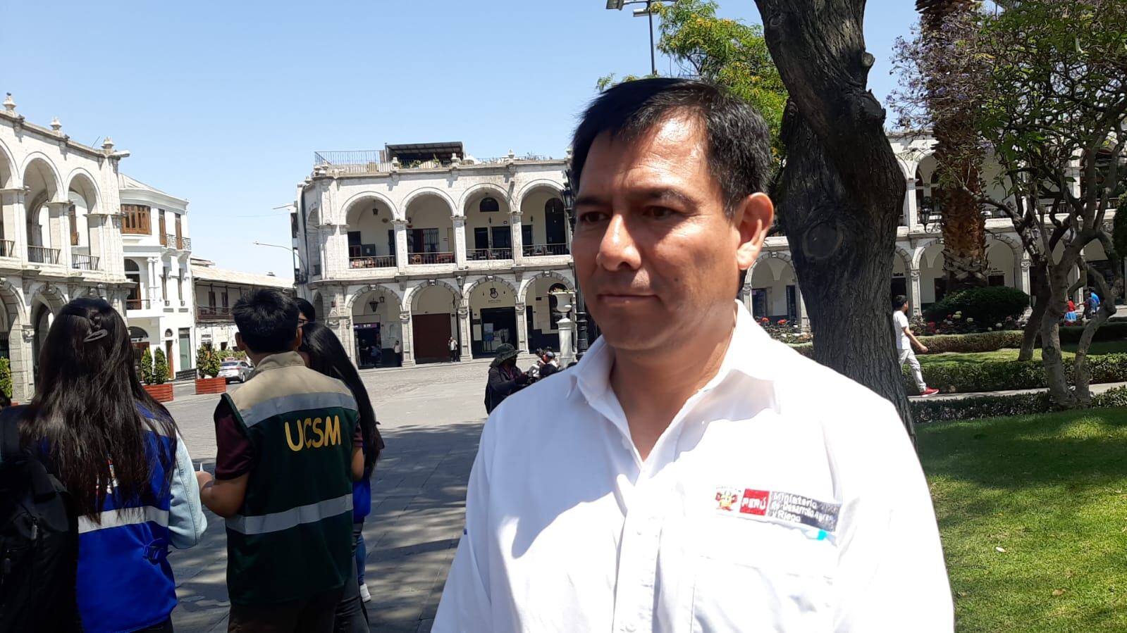 Johnny Castro Patiño, secretario del Consejo de Recursos Hídricos de la Cuenca Quilca Chili. (Foto: Correo)