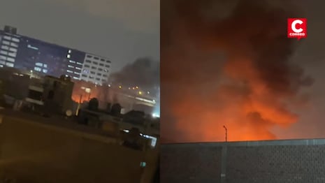 Los Olivos: incendio reactivado en fábrica Yobel fue controlado por los bomberos
