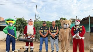 Chincha: policías vestidos de Papá Noel desbaratan clan inmerso en venta de drogas