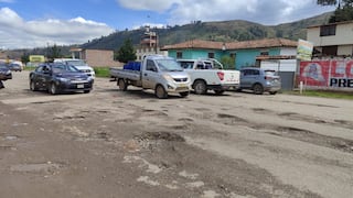 Carretera Central entre Jauja y Huancayo llena de forados