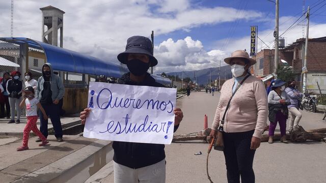 Más 500 escolares no pueden recibir clases virtuales por falta de internet cerca a penal de Huancayo (VIDEO)