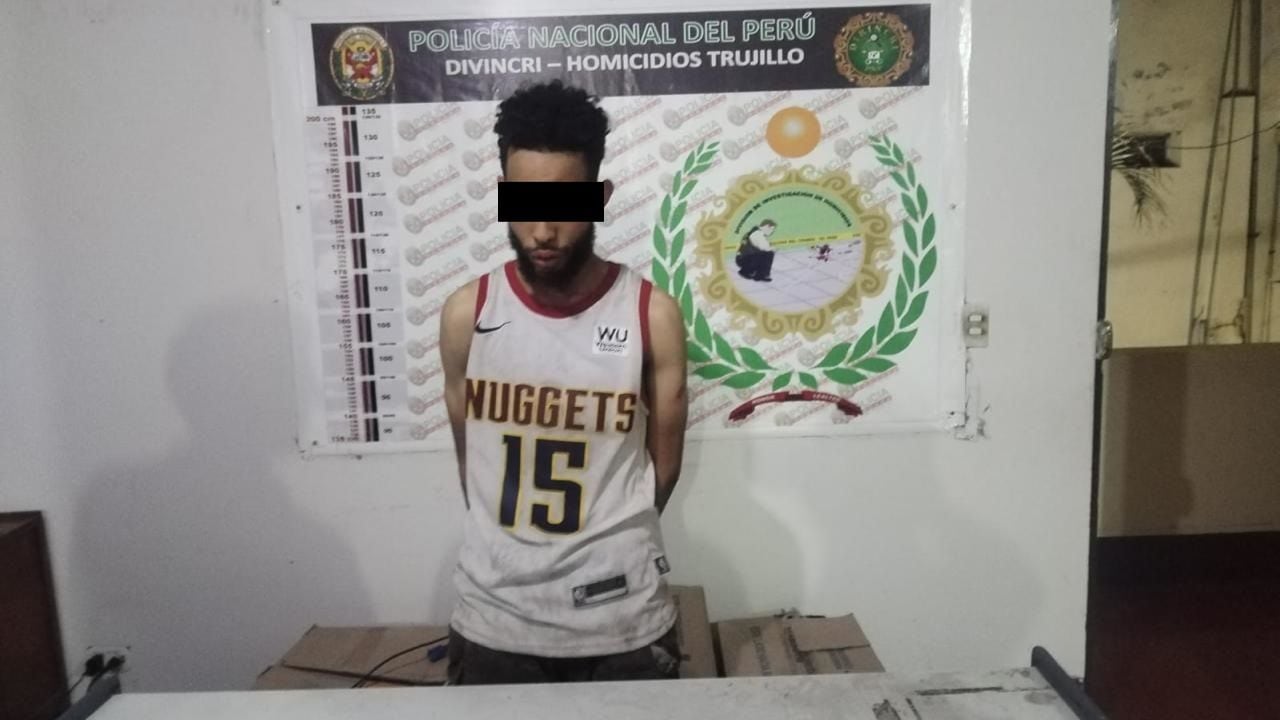 Extranjero fue llevado a la División de Investigación Criminal (Divincri) de Trujillo.