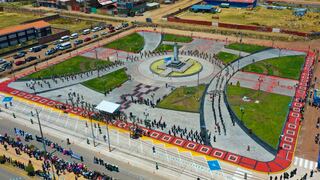  Puno: Inauguran Plaza Cívica en centro poblado de Salcedo 