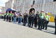 Despliegan más de mil policías para fiestas de Navidad y Año Nuevo en Arequipa
