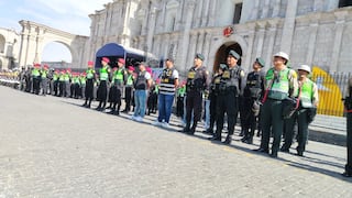 Despliegan más de mil policías para fiestas de Navidad y Año Nuevo en Arequipa