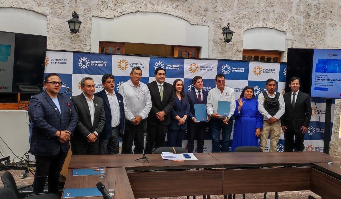 Arequipeños cuestionan educación, salud y seguridad: solo 5,9% percibe lucha contra la extorsión (Foto: Yunsu Pariapaza/@photo.gec)