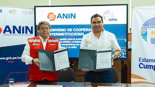GORE y ANIN firman convenio para mantenimiento de colegios en la región Piura