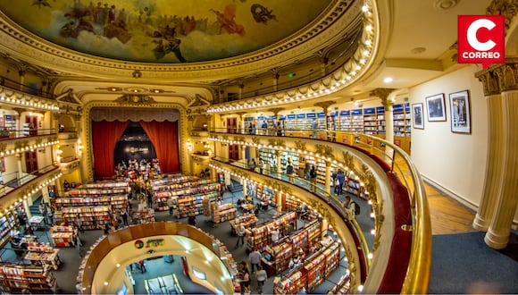 El Ateneo Grand Splendid, la librería argentina reconocida como la más hermosa del mundo.