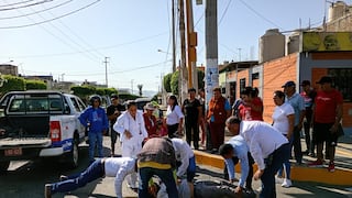 Ica: motociclista resulta herido tras colisión con auto en la Av. John F. Kennedy