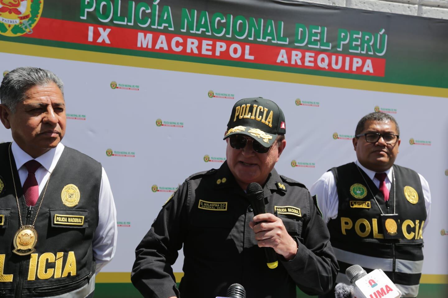 La Policía brindó detalles de la captura del sospechoso (Foto: Leonardo Cuito)
