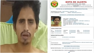 Ica: joven de 25 años diagnosticado con esquizofrenia lleva diez días desaparecido