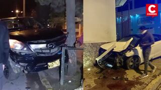 Huancayo: Conductor en aparente estado de ebriedad causa accidente y deja cuatro heridos