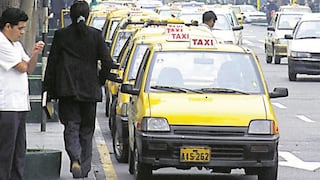 Hay más de 12 mil taxis acreditados en Lima