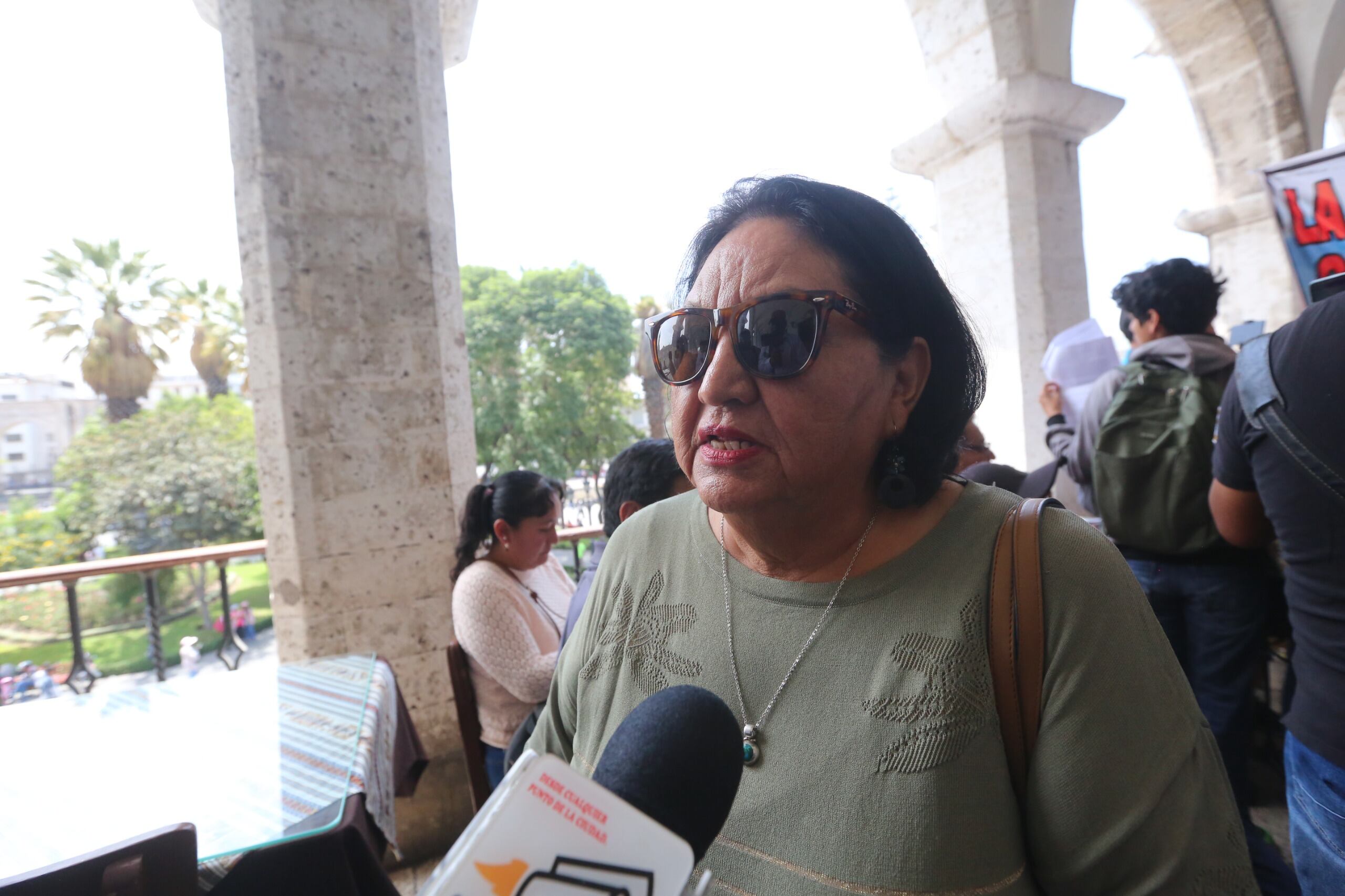 Exconsejera regional Nury Hinojosa reclama falta de compromiso de gobernador con la provincia. (Foto: GEC)