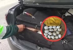 La Libertad: Policía incauta maleta con 40 kilos de droga al interior de un automóvil (VIDEO)