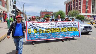 Gremios se van sumando al paro nacional del 13, 14 y 15 de noviembre