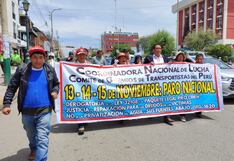 Gremios se van sumando al paro nacional del 13, 14 y 15 de noviembre