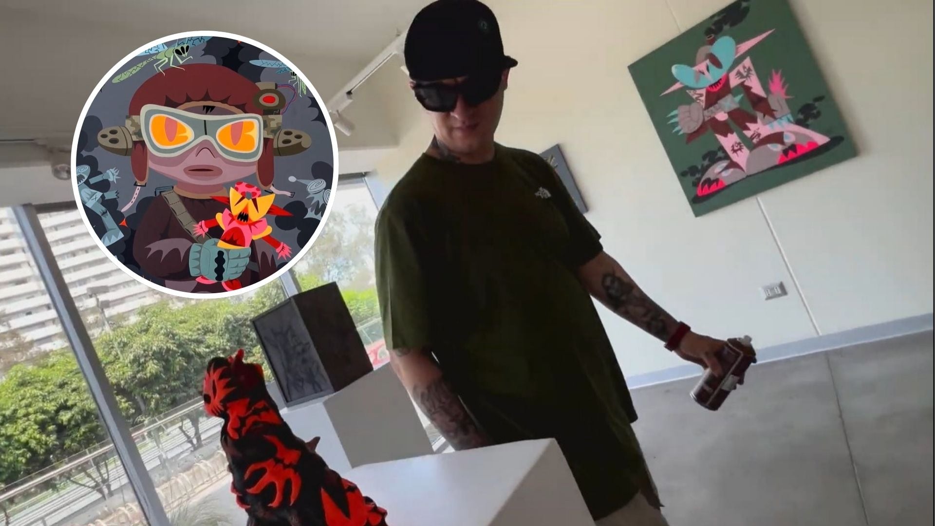 La exposición Artmi x Conrad reúne un mural de gran formato y una serie de obras que exploran el cruce entre graffiti, música y memoria visual. Estará abierta al público hasta el 6 de marzo en Lima.