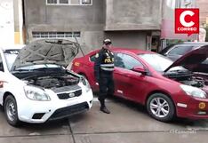 Junín: PNP recupera cinco carros y un mototaxi con placas clonadas