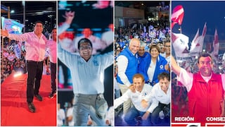 Candidatos al Gobierno Regional de Ica cerraron sus campañas a días de las elecciones