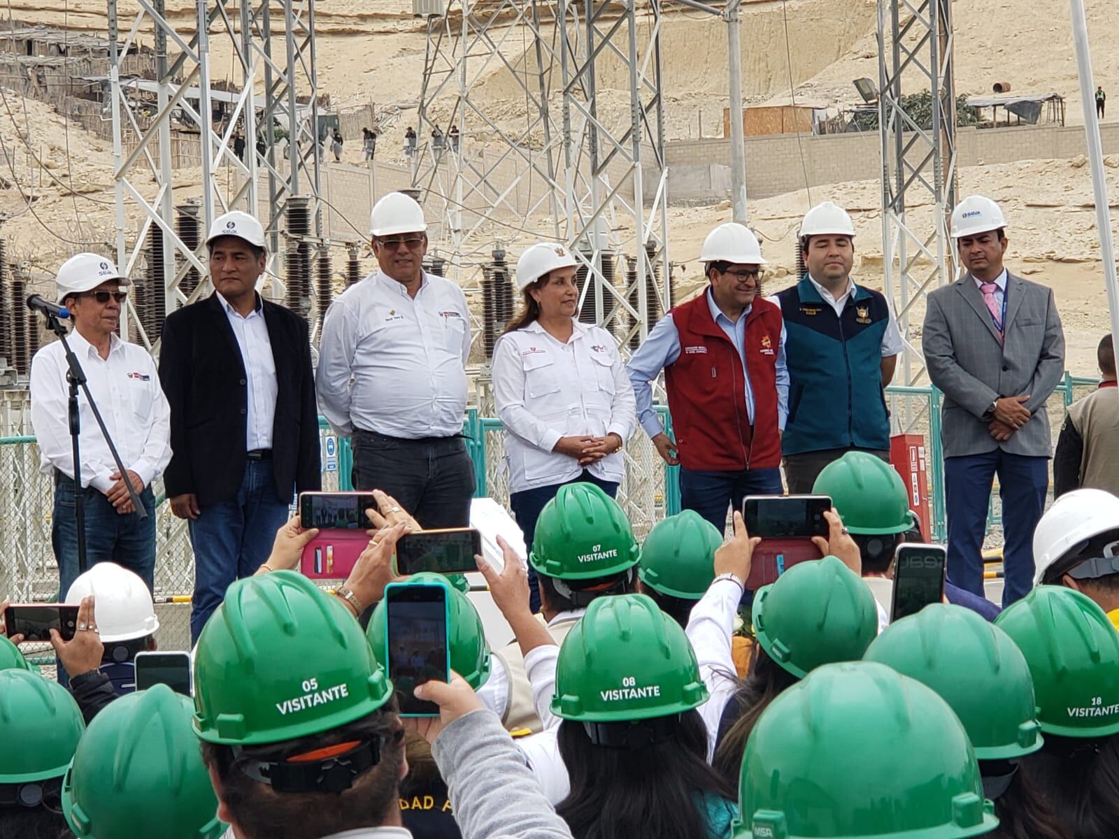 Llegó al distrito de Samuel Pastor para inaugurar subestación. (Foto: Omar Cruz)