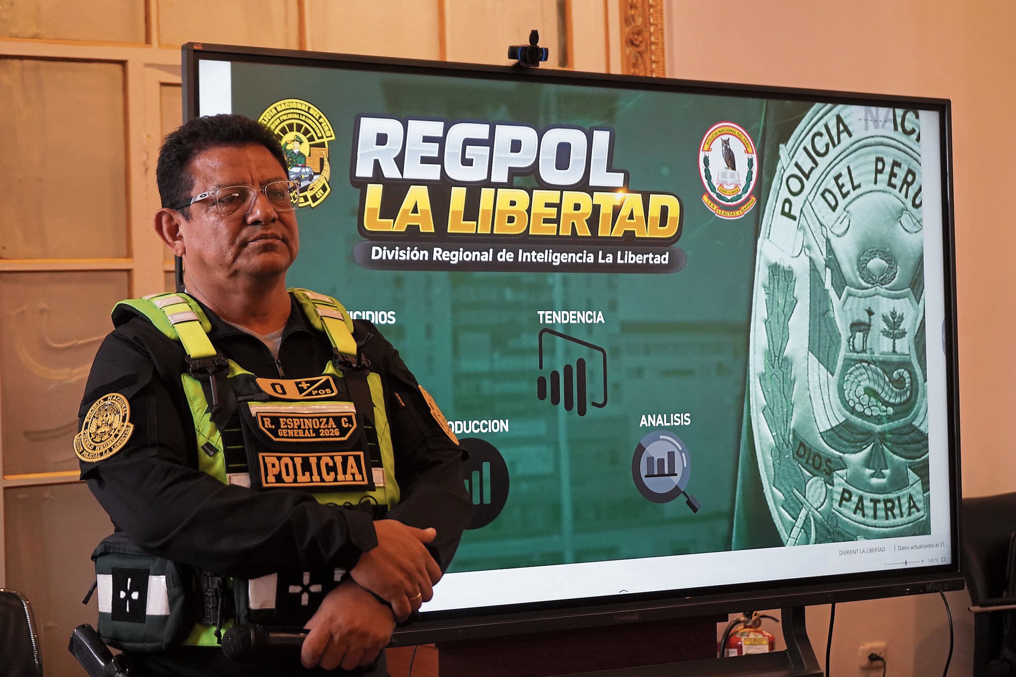 Diputado Diego Bazán consideró que la gestión del oficial no estaría dando resultados en La Libertad. Además, se exige la salida del comandante general de la PNP.