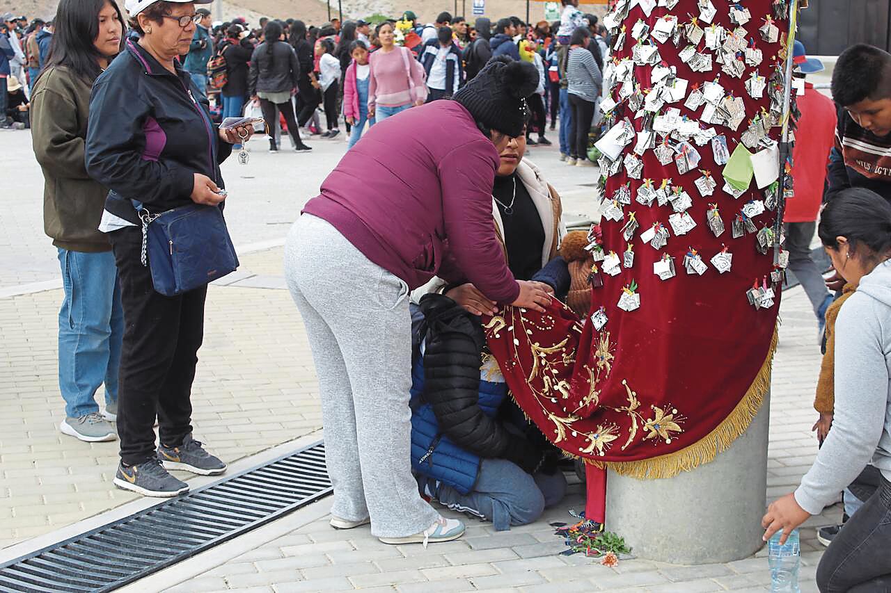 La devoción a la "Mamita" es impresionante. Foto: GEC.