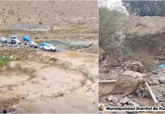 Huaicos rompieron tuberías y restringieron tránsito vehicular en Pisco y Palpa