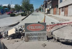 Adoquinado de la Av. Miguel Grau de Paucarpata con dos meses de retraso