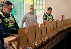 Piura: La Policía de Carreteras entregó refrigerios a los familiares de pacientes del hospital Cayetano Heredia