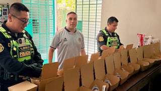 Piura: La Policía de Carreteras entregó refrigerios a los familiares de pacientes del hospital Cayetano Heredia