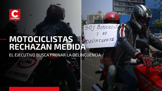 Asociación de Motociclistas muestra su malestar a la prohibición de motos con dos pasajeros